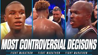 The Most Controversial Decisions In Boxing  FIGHT MARATHON [upl. by Annice]