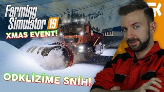 ODKLÍZÍME SNÍH  Farming Simulator 19 XMAS EVENT 01 [upl. by Reste]