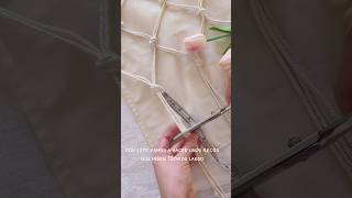 Como decorar una cortina con macramé estilo boho macrame macrameprojects [upl. by Ardle]