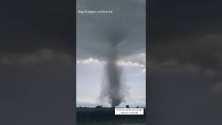 Tourist group narrowly escapes massive tornado in Georgia [upl. by Nimaj]