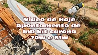 Instalação do lnb kit carona star one c2 70w  amazonas 61w [upl. by Neicul]