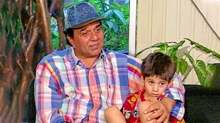 Rare Interview Of Dharmendra With Grandson Karan Deol On His Lap [upl. by Negrom868]