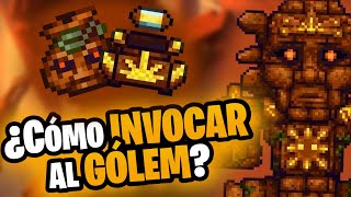 ¿ Cómo invocar al Gólem   Terraria ✅ Fácil 2022 ⚡v1432⚡ [upl. by Narol]