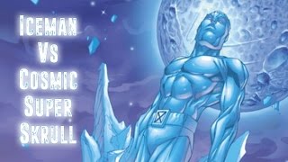 Iceman Cosmic Super Skrull Gameplay  Marvel Heroes Omega PC [upl. by Enneirdna821]