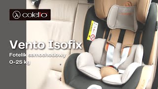 VENTO ISOFIX  Instrukcja obsługi i montaż  Coletto [upl. by Joellen]