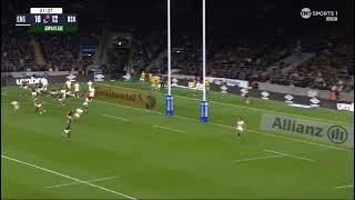 CHESLIN KOLBE TRY VS ENGLAND [upl. by Adnar921]