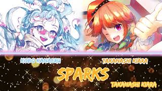 Kiara and Kobo sing  Sparks by Takanashi Kiara Duet [upl. by Nylcaj140]