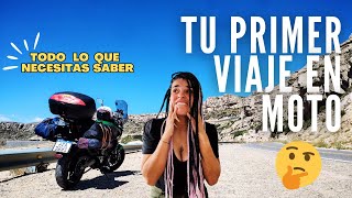 PRIMER viaje en MOTO✌️ 🏍️  Todo lo que tenés que saber ➕ TIPS viajeros [upl. by Rizzo565]