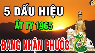 Xuất Hiện 5 Dấu Hiệu Điềm Lành ẤT TỴ 1965 Con Giáp Đại Phú Quý Càng Già Càng Nhàn  PTPT [upl. by Yrrac]