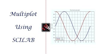 SCILAB TUTORIAL  MULTIPLOT USING SCILAB EDITOR [upl. by Gerty544]