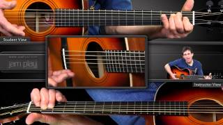 Easy Blues Fingerstyle Techniques and The Rolling E Blues  Guitar Lesson [upl. by Ssur]