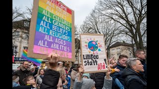 020224  Arnsberg steht auf Tausende Menschen demonstrieren gegen Rechts [upl. by Nitsraek]