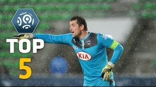 Week 19  best goalkeeper saves  20132014 [upl. by Ecnatsnok]