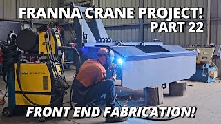 Front End FABRICATION amp NEW Cab Build Begins  Franna Crane Project  Part 22 [upl. by Nahc]