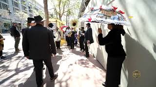 Celebrating our friends life with a Traditional Brass Band in San Francisco [upl. by Revlys]