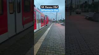 OffenbachOst Einfahrt RB430S8➡️HanauHbf sbahn shorts [upl. by Aanas]