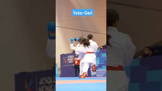 YokoGeri Side kick kumite karate yoko japan thailand russia ukraine highlights subscribe [upl. by Michelle534]