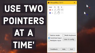 USE TWO MICEKEYBOARD AT A TIME ON ONE DESKTOP 2020 [upl. by Uthrop]