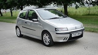 2003 FIAT PUNTO SPORTING 16V 6 SPEED VIDEO REVIEW [upl. by Nywde]