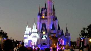 First Cinderella Castle Lighting at Walt Disney World Nov 07 [upl. by Kendal]