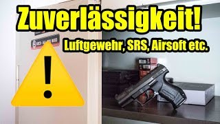 ZUVERLÄSSIGKEIT  SRS Waffen Luftgewehre Softairs Markierer nicht vergessen  verschließen [upl. by Aynahs]