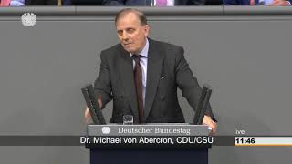 Michael von Abercron Innovationsprinzip bei Gesetzgebung Bundestag 12042019 [upl. by Brighton]