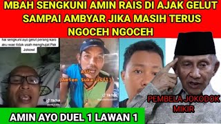 AMIN RAIS BILANG JOKOWI KORUPTOR DAN SONTOLOYO LANGSUNG DI AJAK GELUT SAMPAI AMBYAR [upl. by Araeit750]