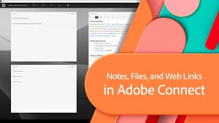 Notes Files and Web Links in Adobe Connect [upl. by Anya335]