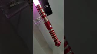 Red Lightsaber Color Change with Bluetooth Bossaber lightsaber starwars [upl. by Aletse]