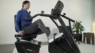 CyclePlus Recumbent Bike with Arm Exercise [upl. by Warfore]