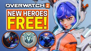 Overwatch 2  Heroes REMOVED from Battle Pass PVE Future New Collabs 2024 [upl. by Garvey]