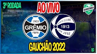 Grêmio x São José  campeonato gaúcho  gauchão 2022  3ª rodada  narração [upl. by Onibag]