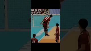 nishida sigma moment Japan player nishida beat player youtubeshorts trending volleyball [upl. by Laram]