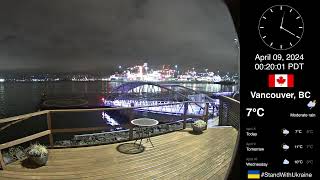 Vancouver Harbour Webcam Stream  April 9th 2024 14 [upl. by Ais433]