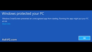 ปิดWindows protect your pc windows 8  10 [upl. by Eiliah]