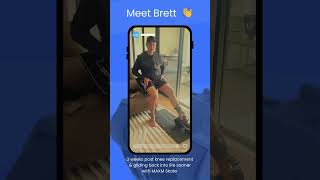 Meet Brett 2 Weeks PostTotal Knee Replacement [upl. by Haidebez]