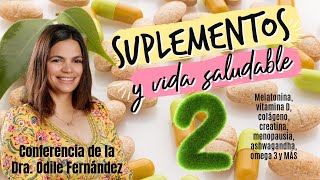 Nuevos suplementos nutricionales colágeno creatina melatonina prolongada para la menopausia y [upl. by Jaymie]