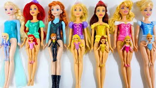 Satisfying ASMR  Disney Princess Doll Makeover DIY Miniature İdeas for Barbie Wig Derss Feceup [upl. by Guadalupe]