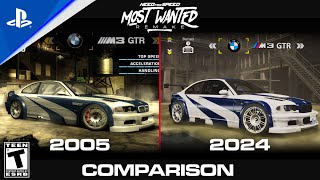 Need for Speed™ Most Wanted Remake  Comparison With The 2005 Version 2 [upl. by Ettelohcin]