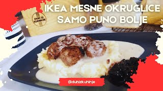 Domaće mesne okruglice  IKEA meatballs [upl. by Tirzah]