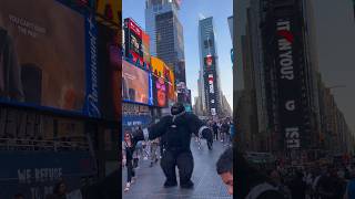 King Kong Dance New York Times Square funnyvideo funny streetsofnewyork [upl. by Wymore754]