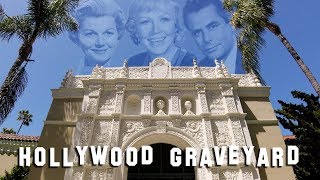 FAMOUS GRAVE TOUR  Woodlawn Glenn Ford Barbara Billingsley etc [upl. by Rahman594]