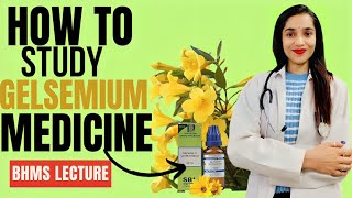 Gelsemium medicine BHMS lecture video  Gelsemium homeopathic medicine lecture  Johari BHMS [upl. by Kerry]