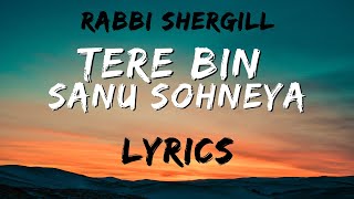 TERE BIN  LYRICAL VIDEO  RABBI SHERGILL [upl. by Eves778]