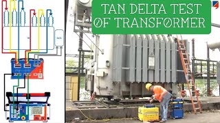 tan delta test of transformer by omicron cpc100kit how to do tan delta test [upl. by Glori]