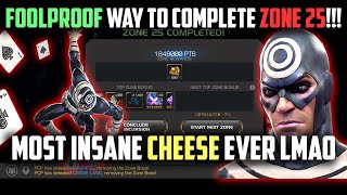 THE MOST INSANE SAGA INCURSIONS CHEESE EVER  FOOLPROOF WAY TO ZONE 25  MCoC [upl. by Ilak]