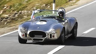 Shelby Cobra 427 SC Roaring on a Swiss Hillclimb Pass [upl. by Llednor526]