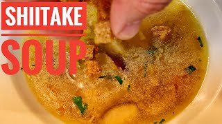 Shiitake Soup My Recipe ASMR  Supa de ciuperci Shiitake cu reteta simpla si rapida [upl. by Sucramed]