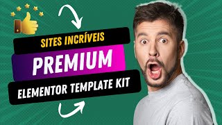 Como Criar Sites WordPress com Elementor Template Kit [upl. by Einnor228]