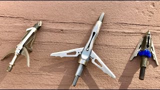 Mech Broadheads vs Steel Plate [upl. by Stedman39]